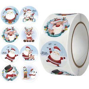 500 piece Christmas sticker labels